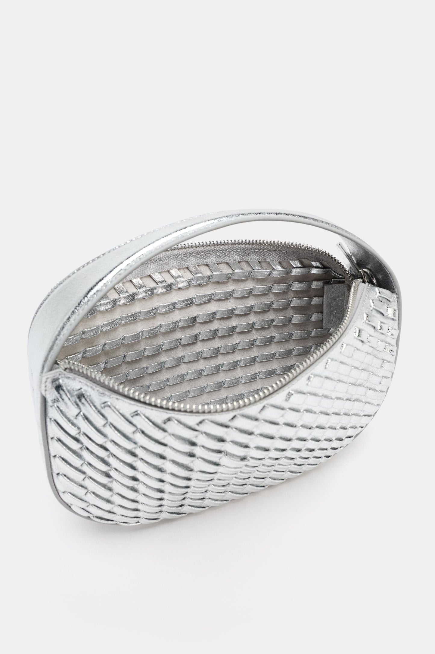 WOVEN EFFECT HANDBAG