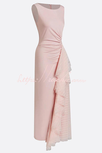 Aurelia Elegant Asymmetric Pleated Dress