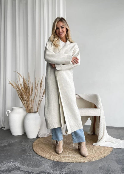 Winterhaven Knit Duster – Longline Open Cardigan