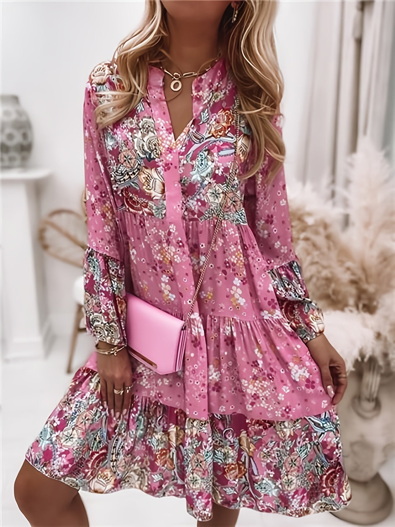 Ruffle Hem Dress
