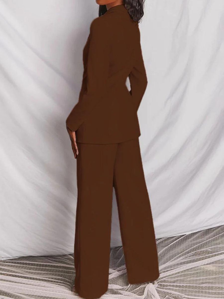 Rosalía Chic Blazer and Trousers Set for Women's Business Dress Elevated Occasion Wear