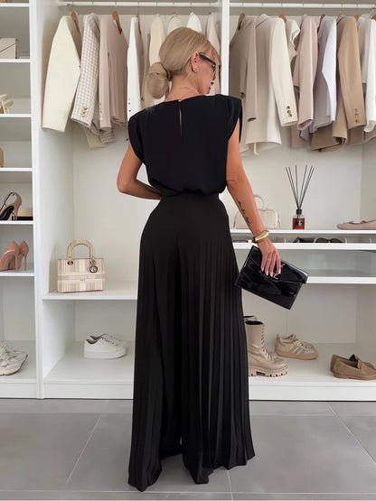 Royal Swan Pleated Two Sets
