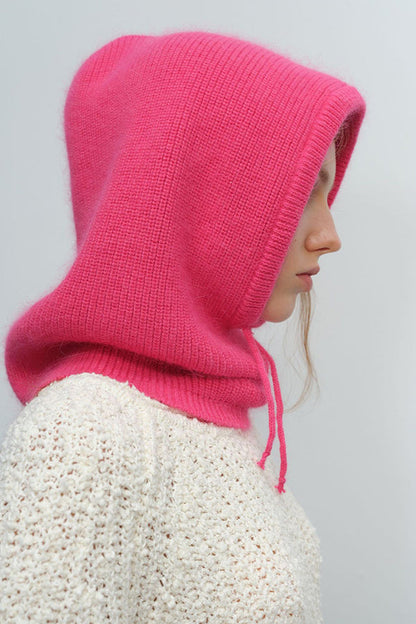 Stylish and Warm Neck Warmer One-piece Knitted Wool Hat