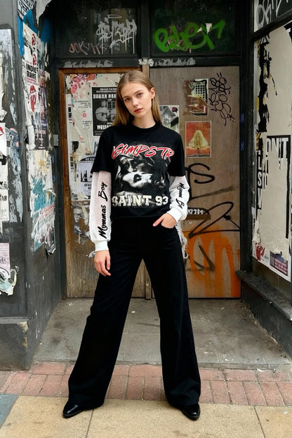 Dark Futuristic Counterfeit 2Part Hoodie