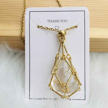 Crystal Gemstone Necklace
