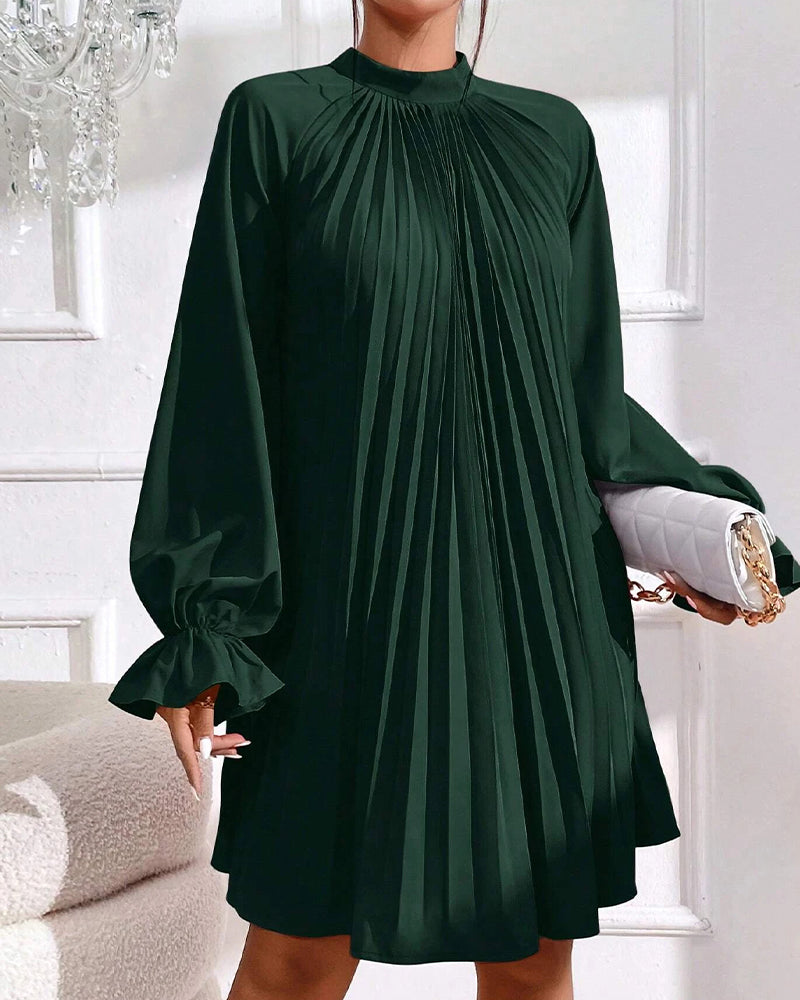 Jerica Exclusive Dress with Balloon Sleeves Boutique Collection