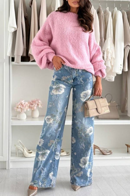 PASTEL FLOWERS jeans
