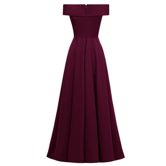 Trinidad Exclusive Off Shoulder Long Catwalk Evening Dress Statement Occasion Edit