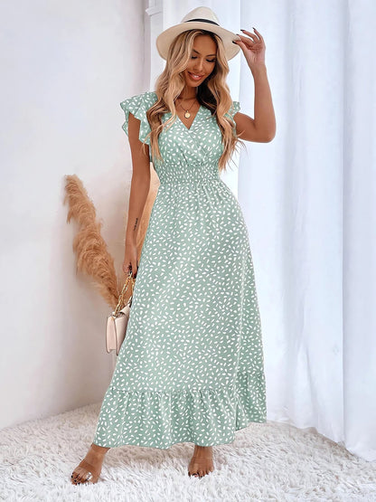 Polka Ruffle Dress