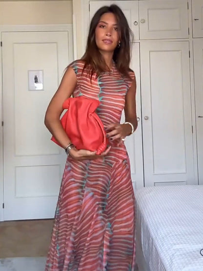 Sunset Wave Stripe Two Set