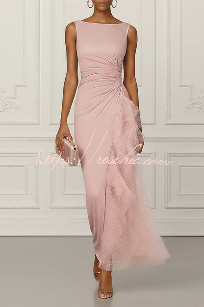 Aurelia Elegant Asymmetric Pleated Dress