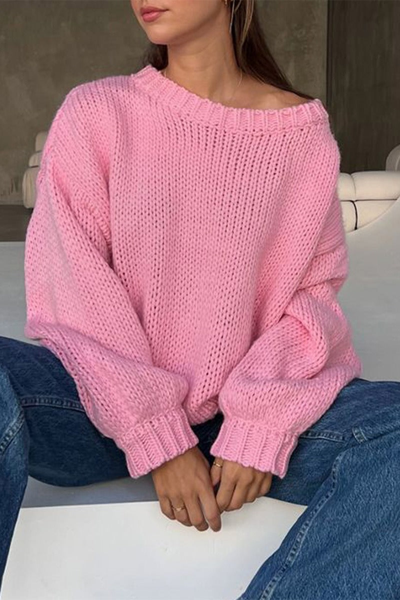 Basic Crew Neck Layering Sweater