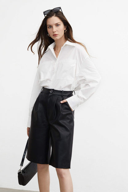 Essential White Button-Up Shirt