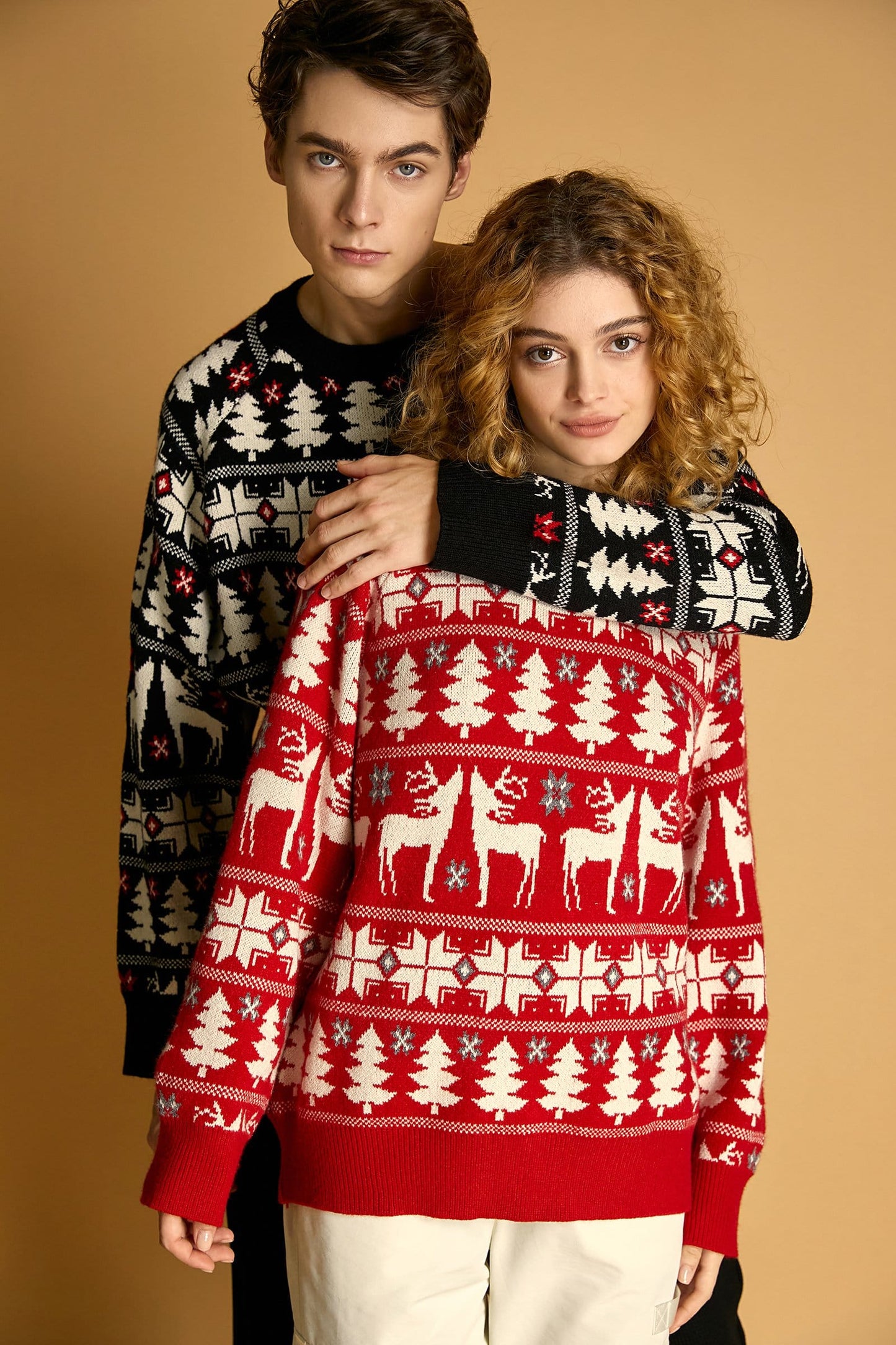 Damiyah Unisex 1pc Red Christmas Sweater