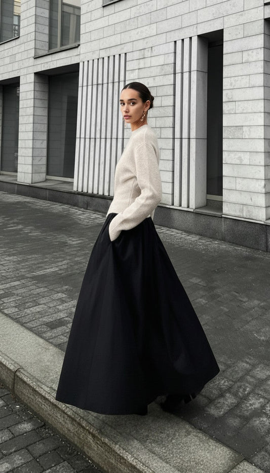 Half Zip Graceful Fuzzy Sweater