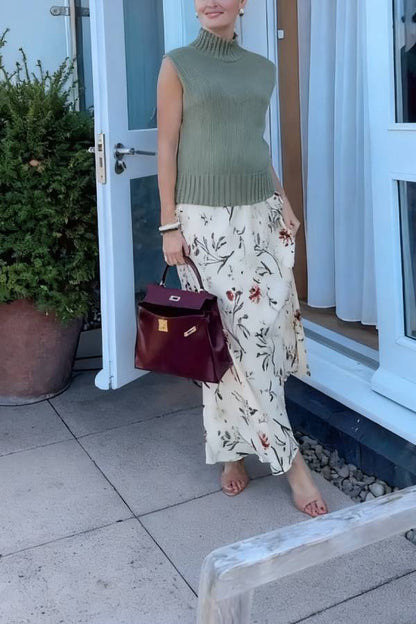 The Tilda A-Line Maxi Slip Skirt