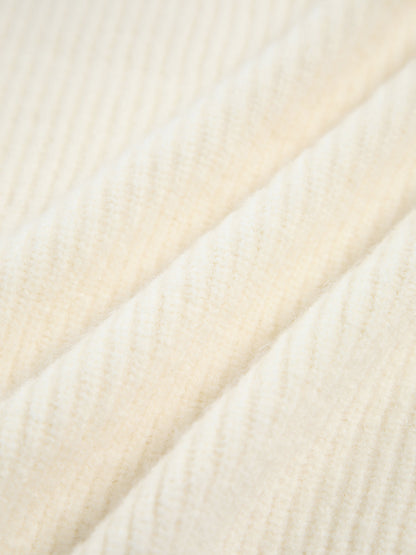 Creamy Flatwhite Wrap Tied Cardigan