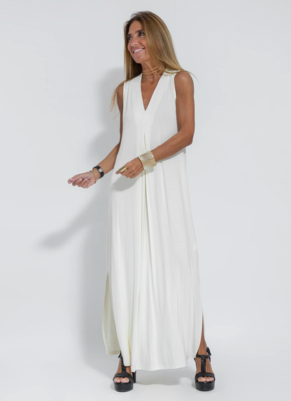Yazmín Boutique Long Slimming Dress and Vest Set Chic Silhouette Collection