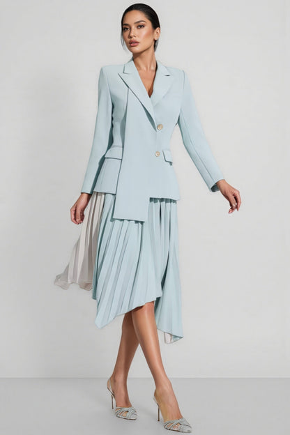 Edward Gray Ruched Blazer Set