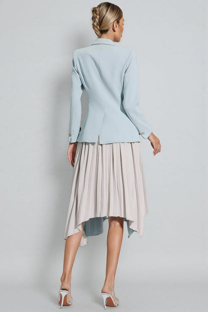 Edward Gray Ruched Blazer Set