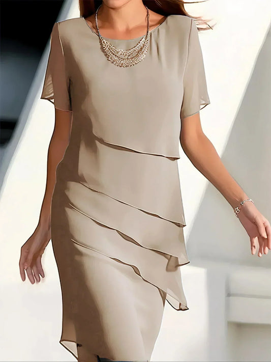 Jezebel Aesthetic Dress with Ruffles Elevated Occasion Wear
