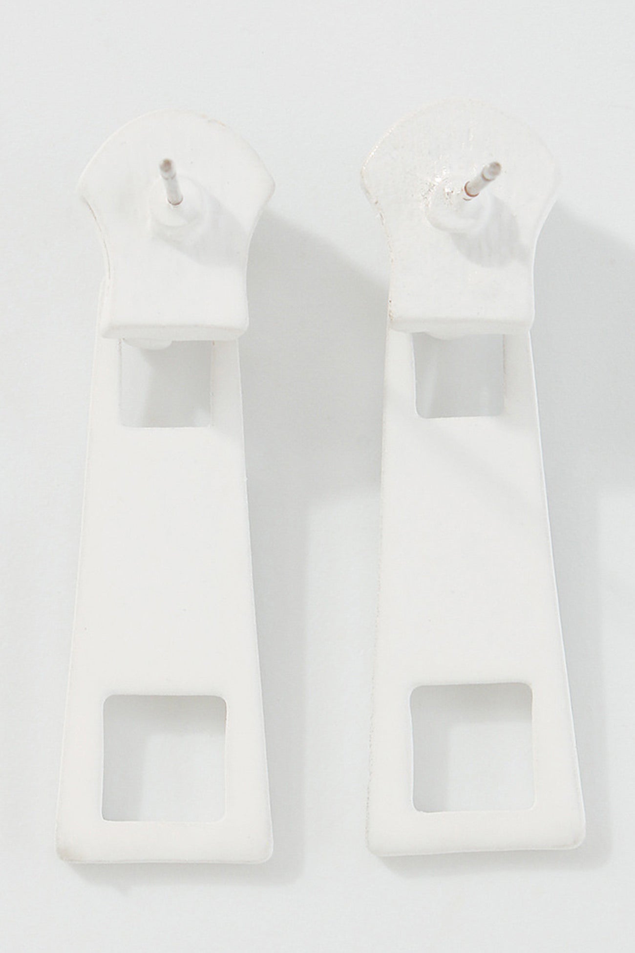 Candy Color Metal Zipper Earrings