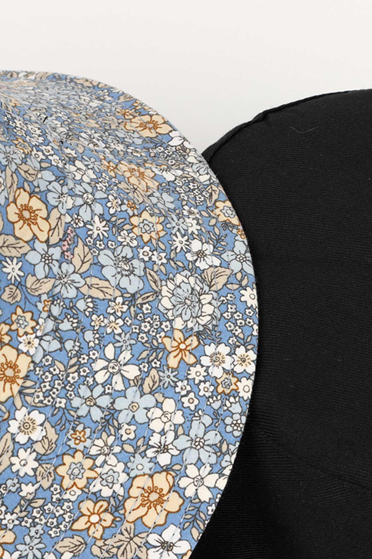 Daisy Print Reversible Bucket Hat