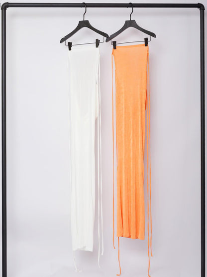 Egypt Backless Maxi Dress In White