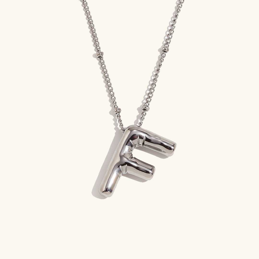 Airy Letter - Gold Initial Necklace