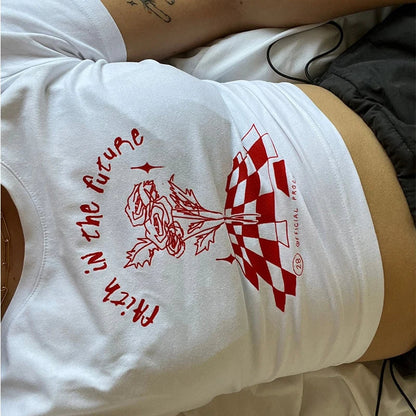 Causal ShortSleeved Y2K Baby Tee for Women