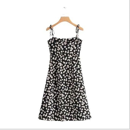 Floral Print Summer Beach Dress