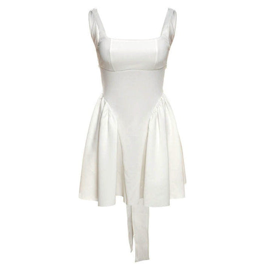 Garden Of Envy Back-Tie Milkmaid Dress