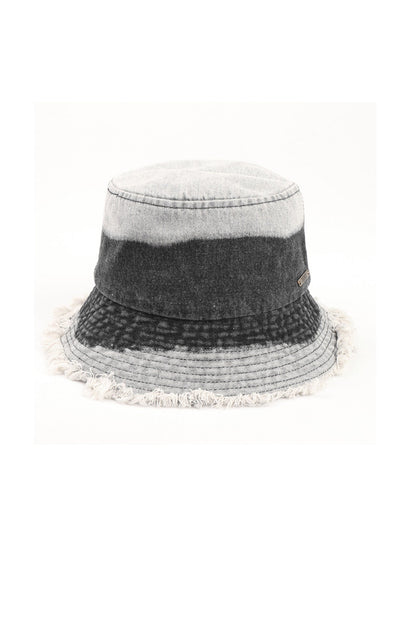 Gradient Denim Bucket Hat