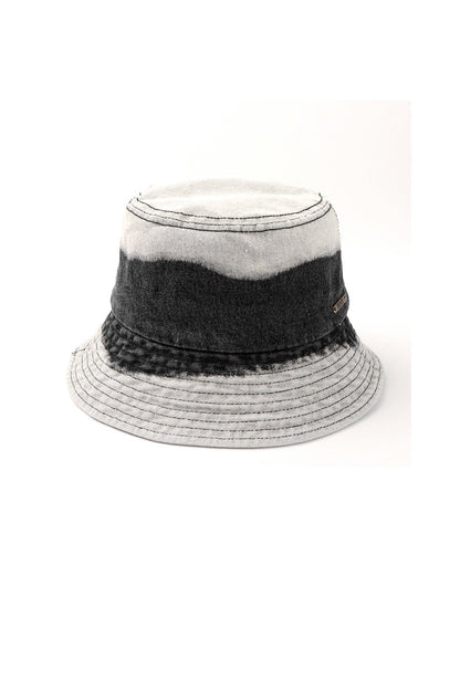 Gradient Denim Bucket Hat
