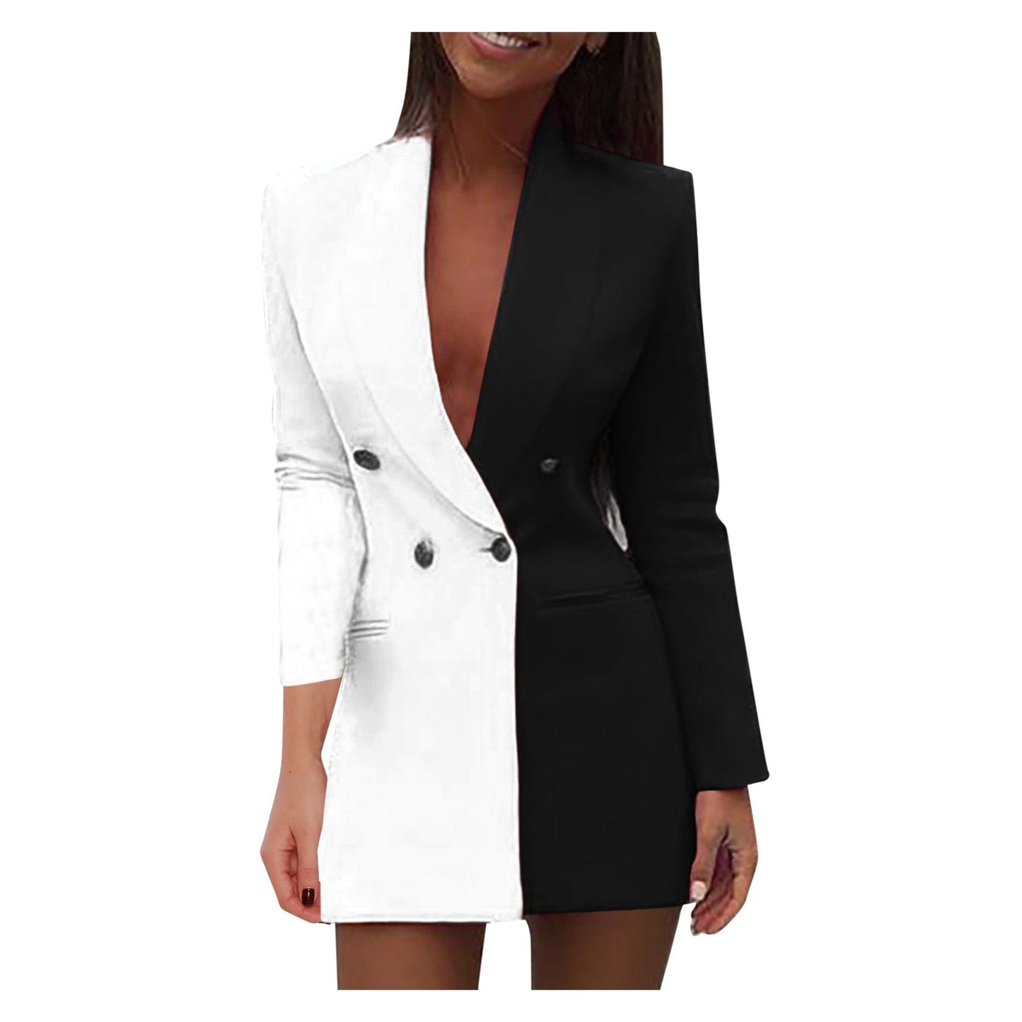 Anuncia Exclusive Two Tone Blazer Dress Boutique Collection