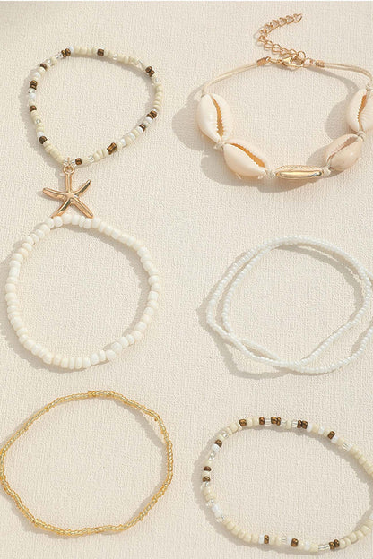 Handmade Bead Shell Bracelet