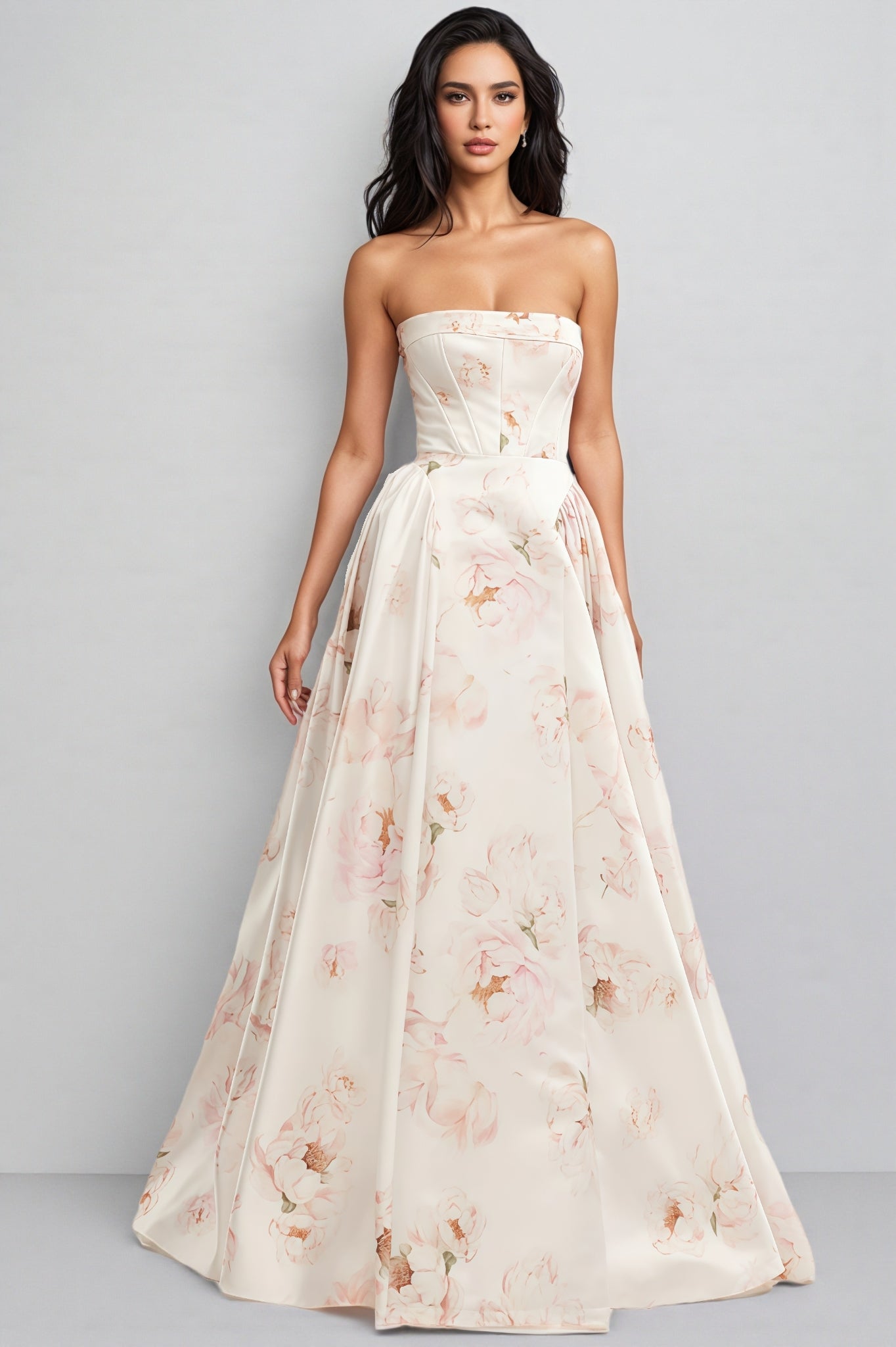 Galia Pink Peony Maxi Dress