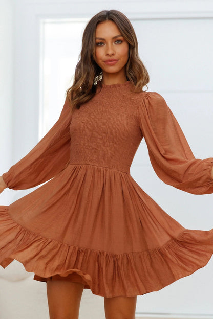 Vara Chiffon Ruffle Dress FINAL