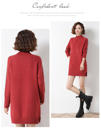 Smoky Mountain Sweater Dress Red FINAL