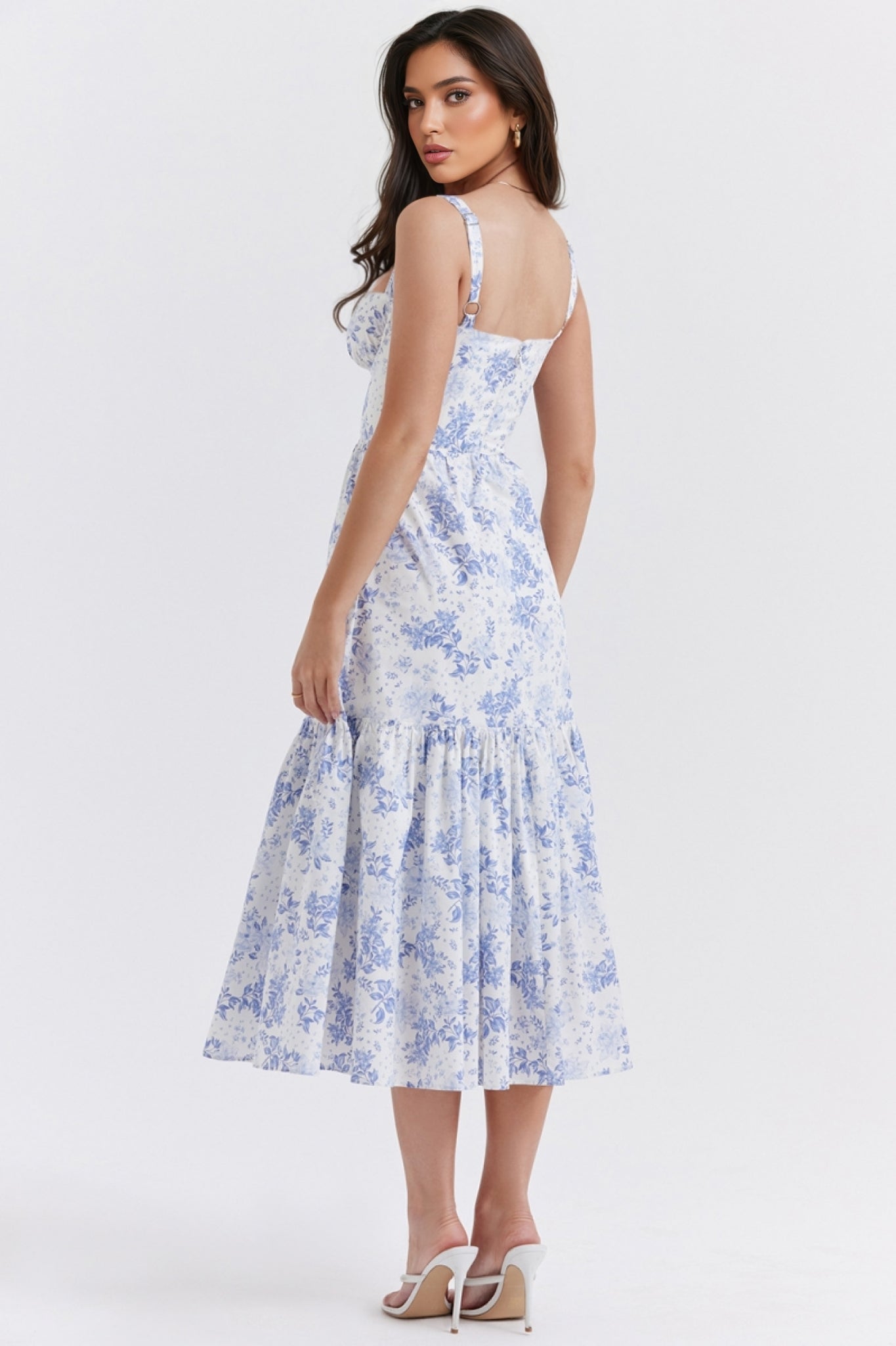 Pora A-line Floral Cake Maxi Dress