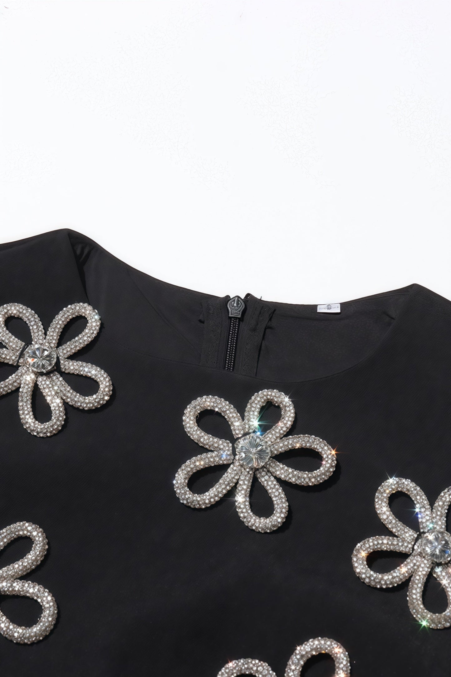Tamsin Black Diamonds Mini Dress
