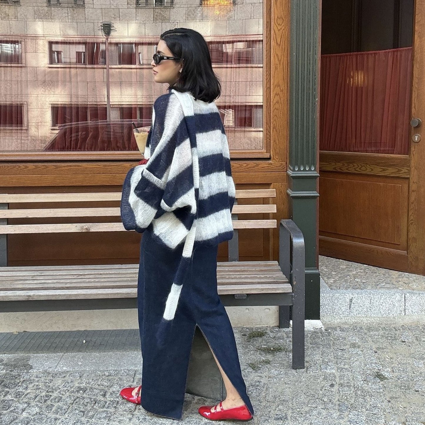 Classic Casual Striped Cardigan