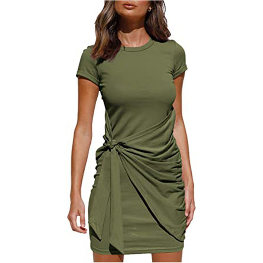 My Honey Tie Dress Emerald