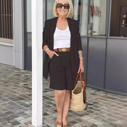 Fashionable Casual Chic Comfortable Relaxed Soft Trendy Knit Fall Suit