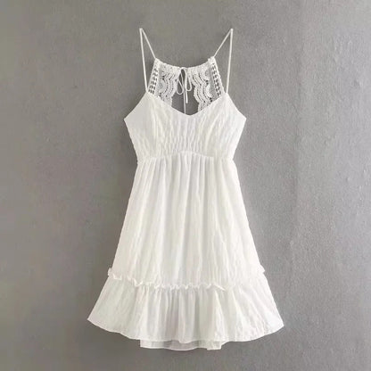Connolly Ruffle Tiered Tie Babydoll Dress
