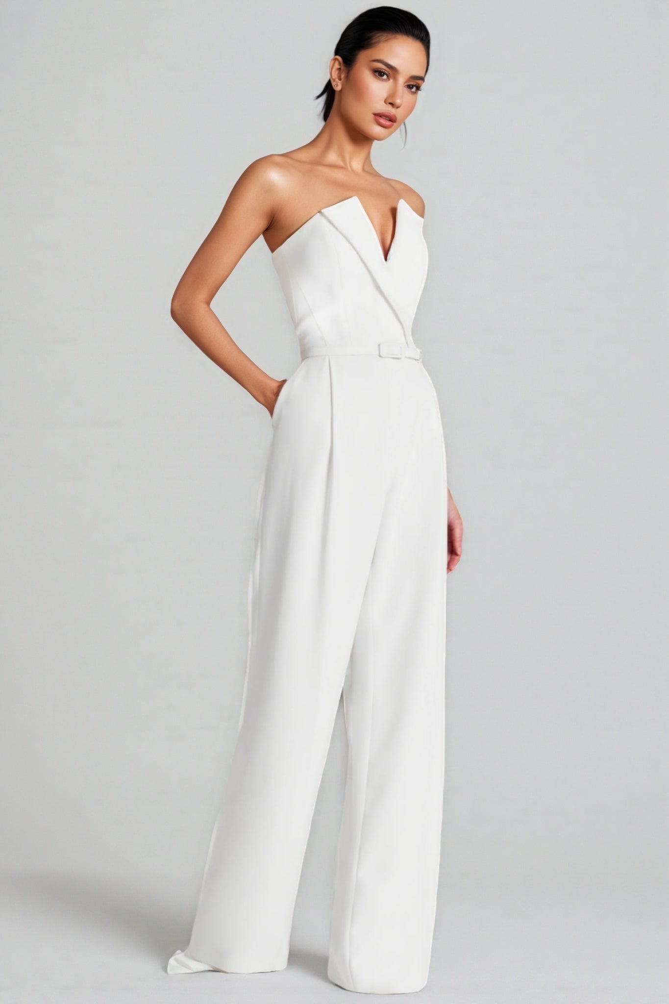 Davina Mesh Pearl Jumpsuit Two Piece Sets