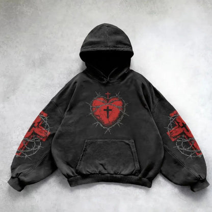 Street Style Gothic Hoodie