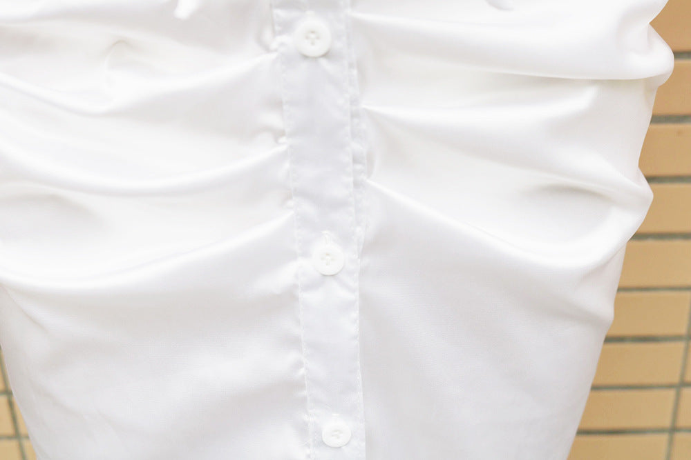 Jill Linen Blend Gathered Dress FINAL