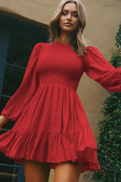 Starts With Love Smocked Dress Rose FINAL