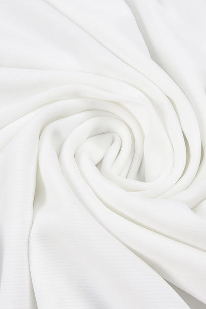 Sarads Deep V White Denim Maxi Dress